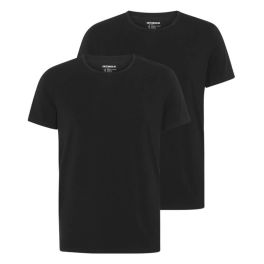 2-Pak Sort bambus t-shirt til mænd - Alt bambus