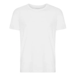 Hvid bambus t-shirt til mænd, str. XL - Alt bambus